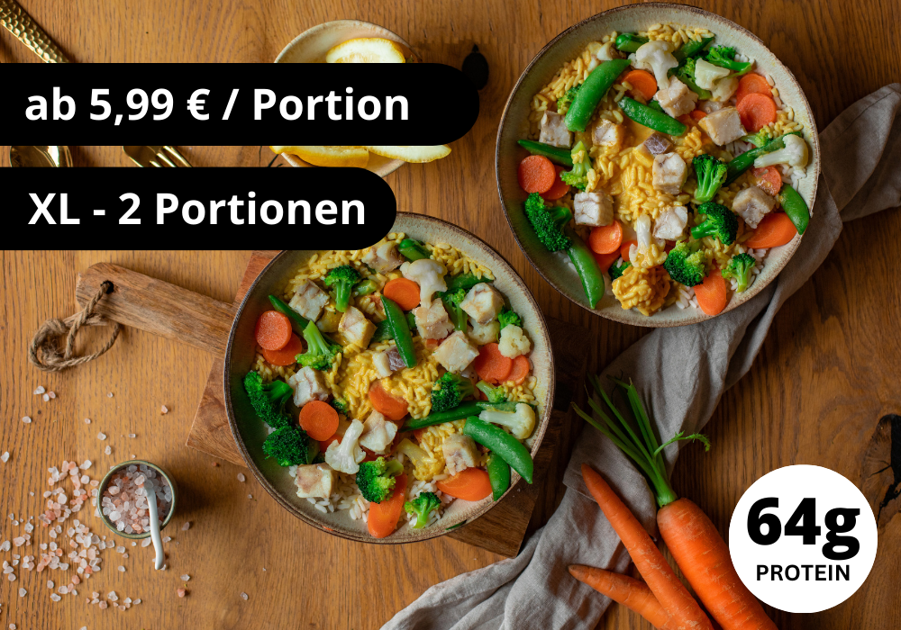 Pollock, rice & vegetables (XL, 2 portions)