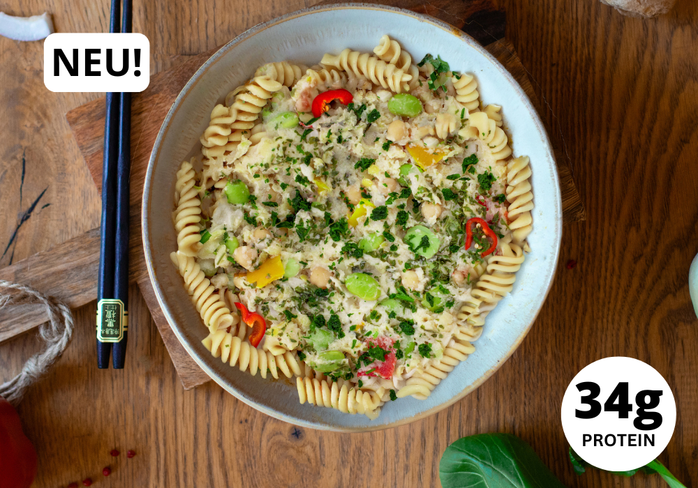 CH: Protein fusilli with lemongrass sauce