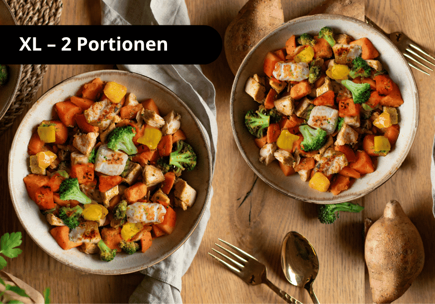 Sweet potato and chicken bowl (XL, 2 portions)