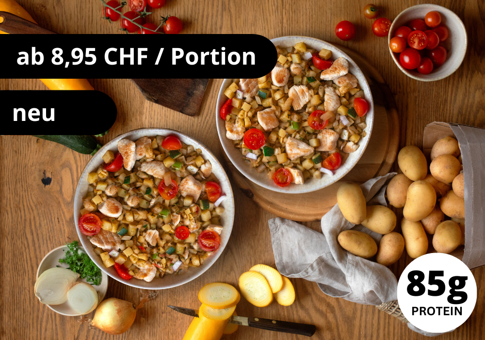 CH : Pommes de terre sautées au poulet (XL, 2 portions)