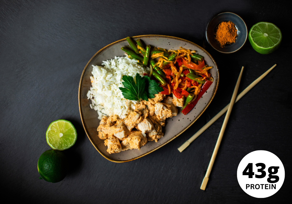 CH : Curry rouge au blanc de poulet