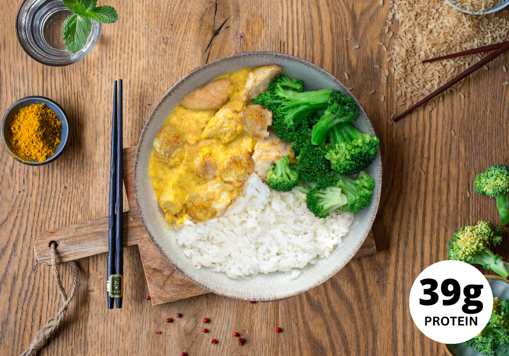 CH : Poulet, riz, brocoli