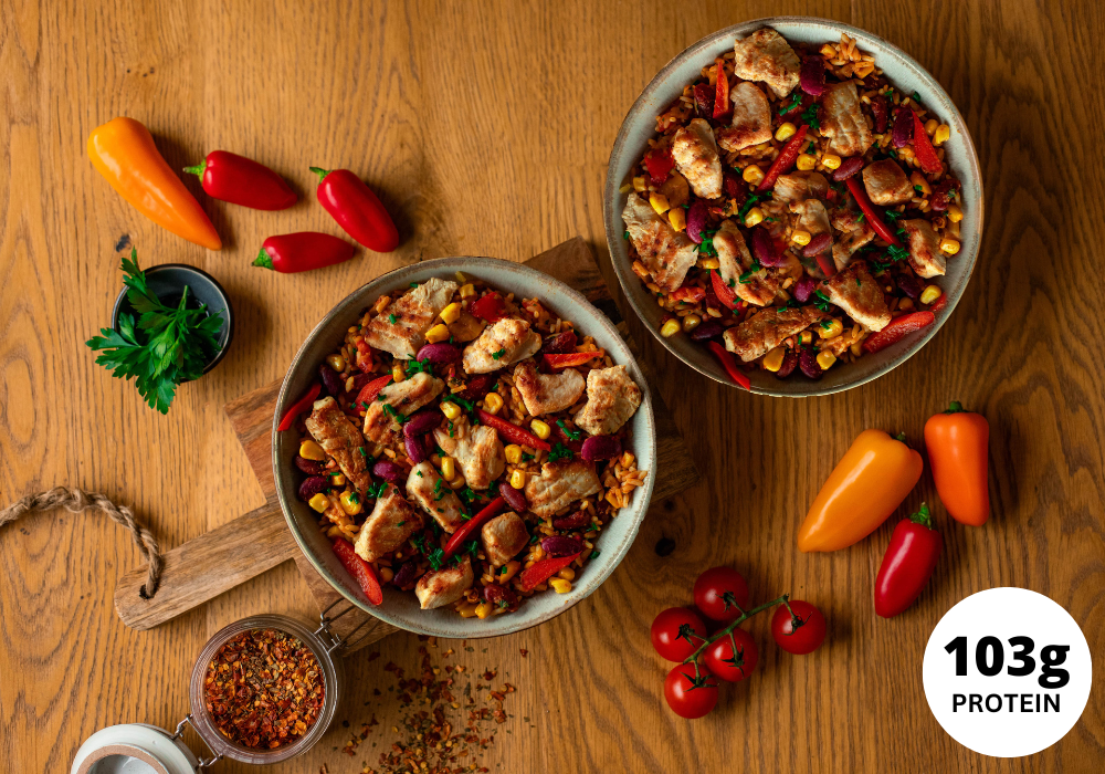 CH : Fajita Bowl au poulet (1000g) (soldé)