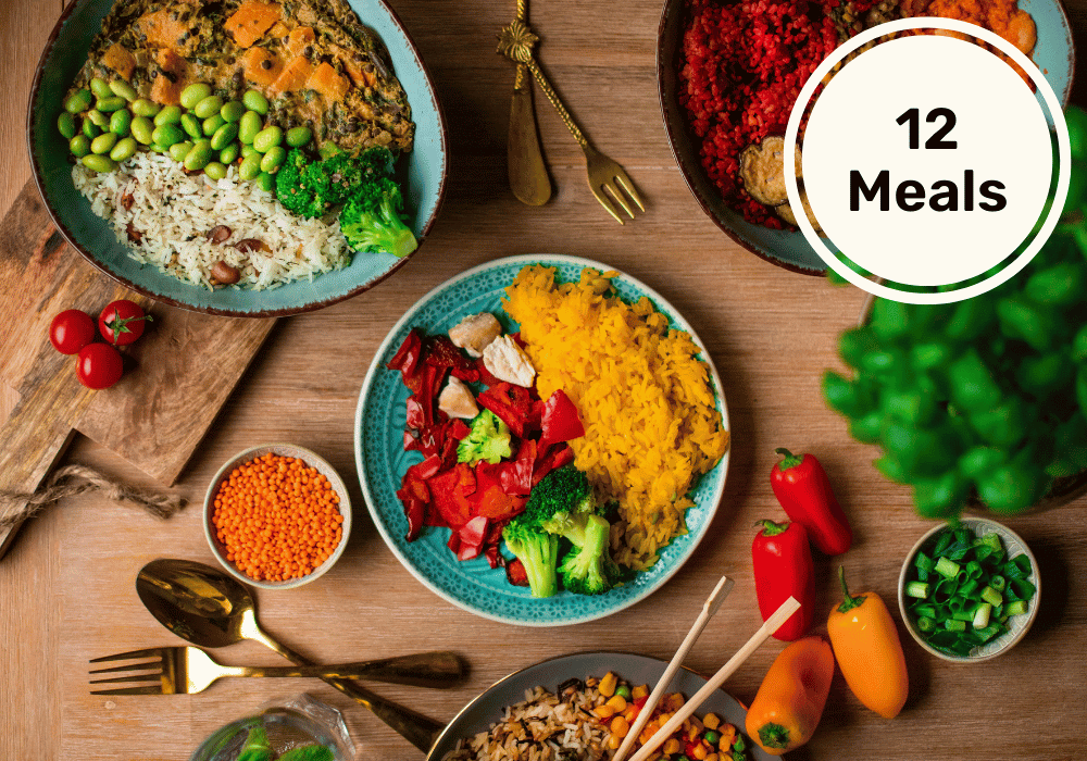 12er Meal-Box – individuell kombinierbare Meal Prep Boxen – prepmymeal