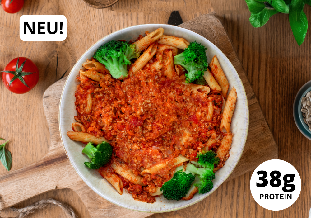 Protein Penne mit Bolognese