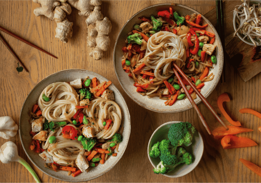Noodles Asian Style (XL, 2 Portionen)
