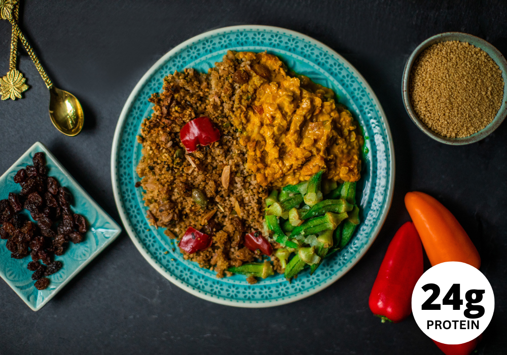 🌱 Couscous mit Okraschoten