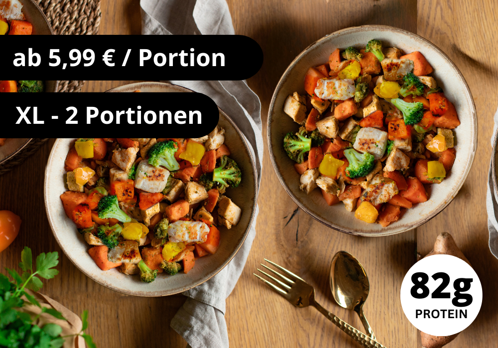 Sweet potato and chicken bowl (XL, 2 portions)