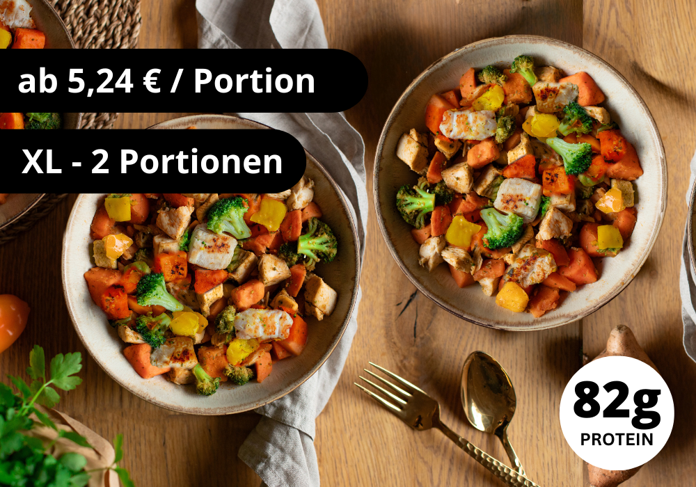 Sweet potato and chicken bowl (XL, 2 portions)