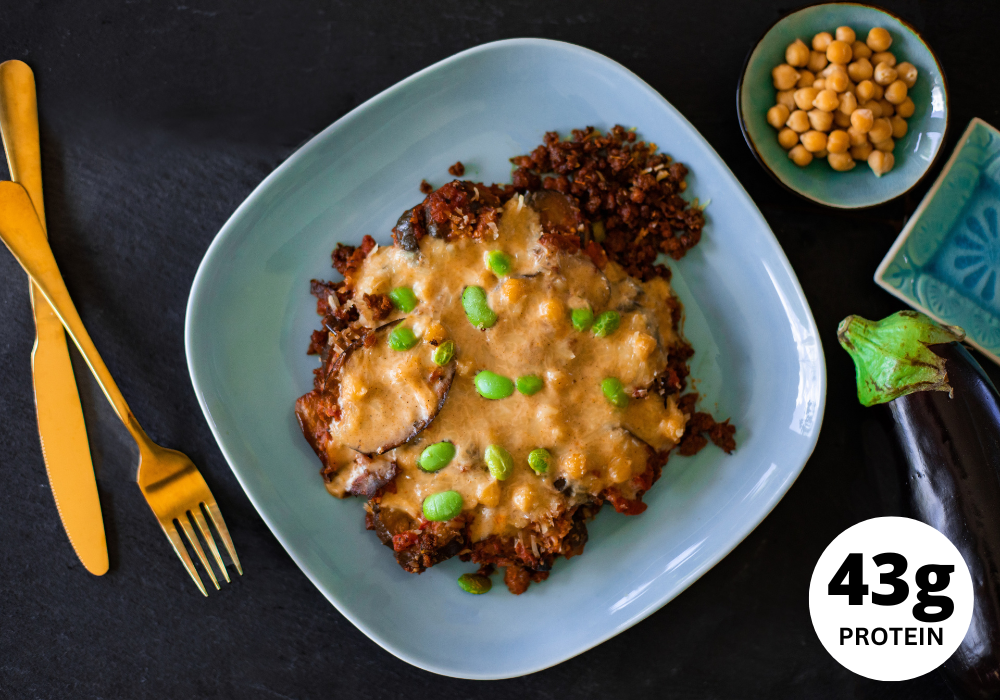 Eggplant casserole with beef