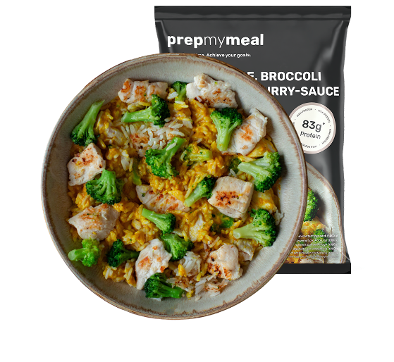 Chicken, rice, broccoli 