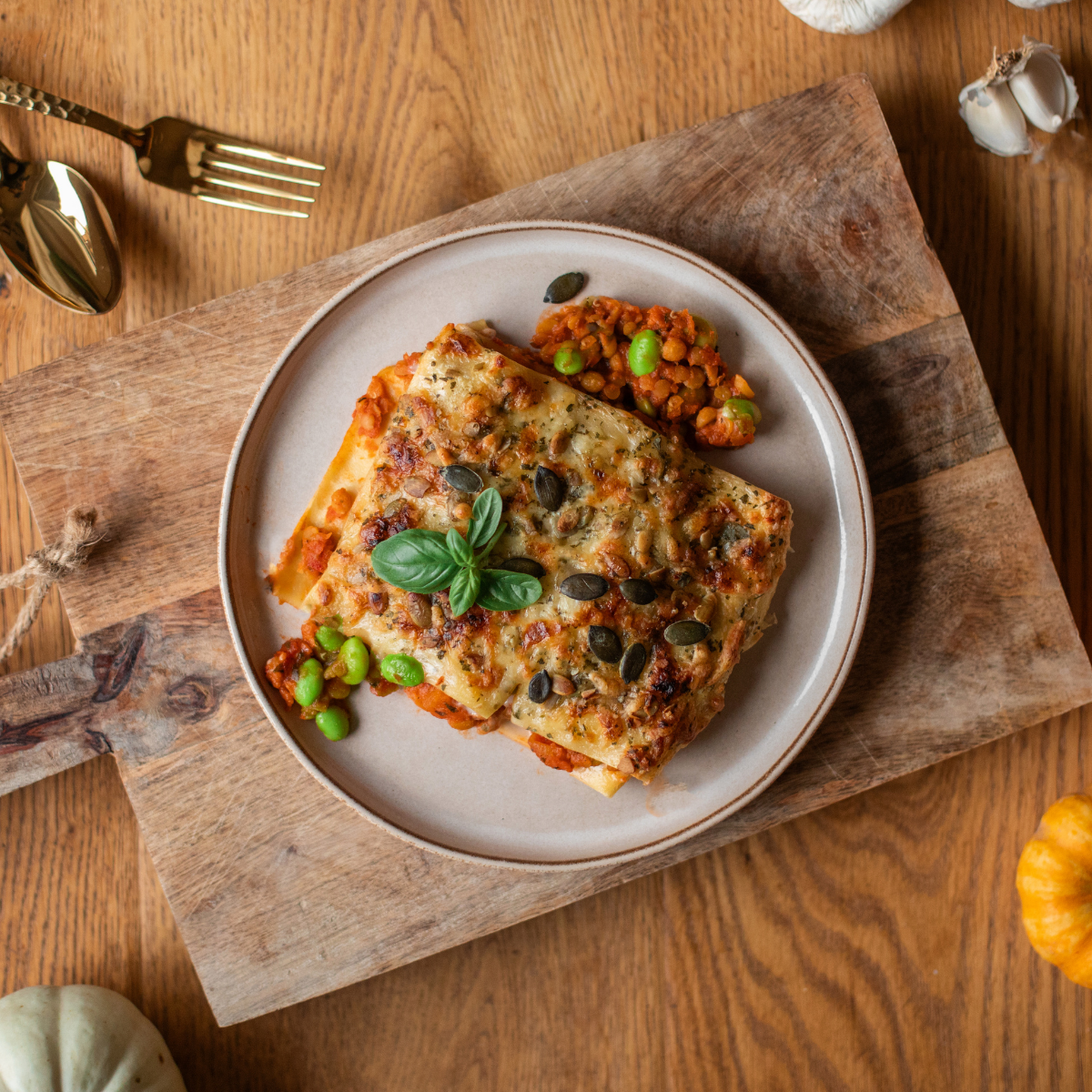 CH: Vegetable lasagna