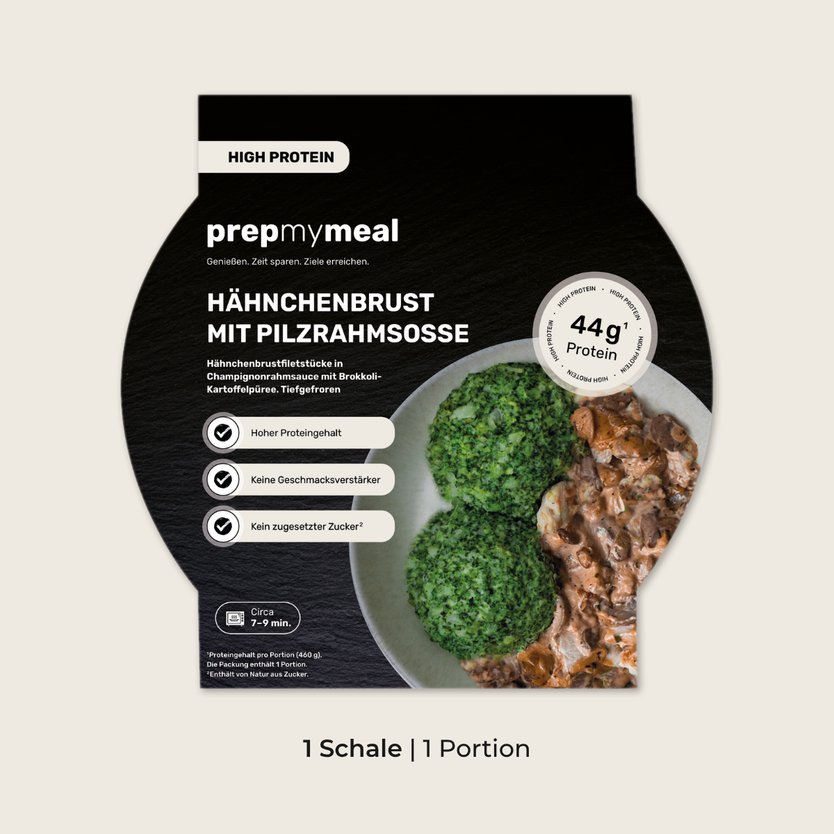 CH: Chicken breast with mushroom cream sauce