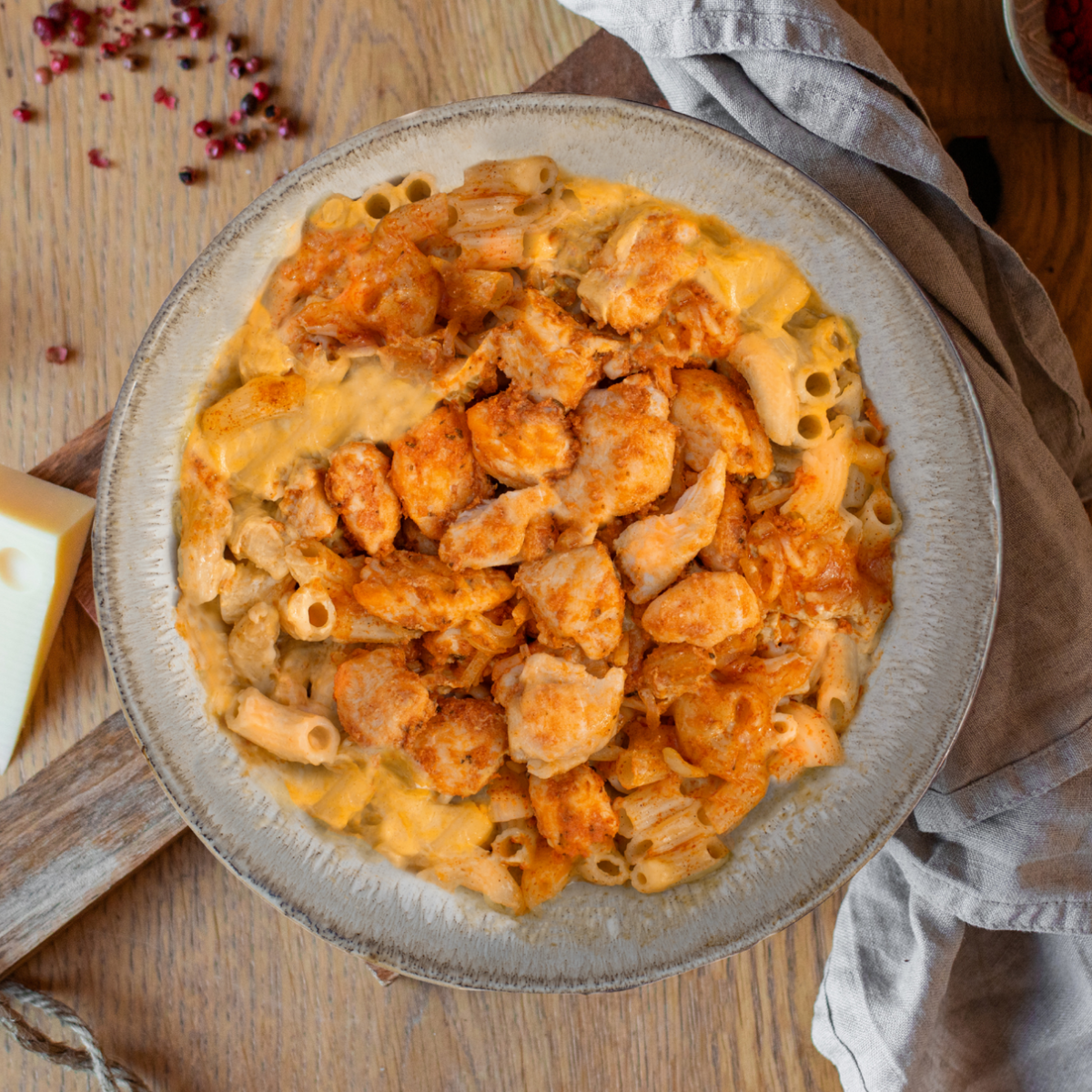 CH: Mac & Cheese with chicken
