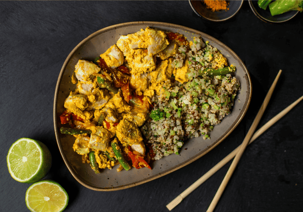 CH: Yellow curry with chicken breast