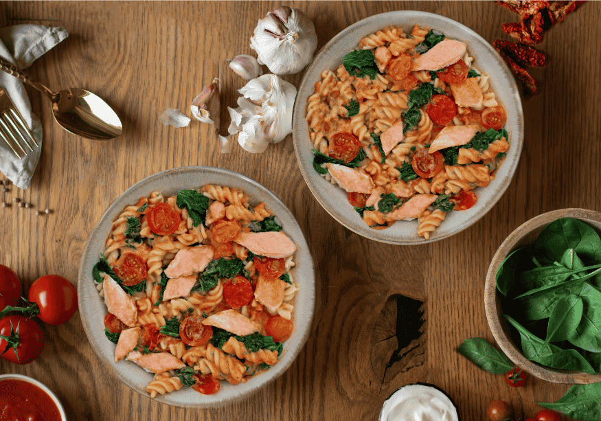 Protein pasta al salmone (XL, 2 portions)