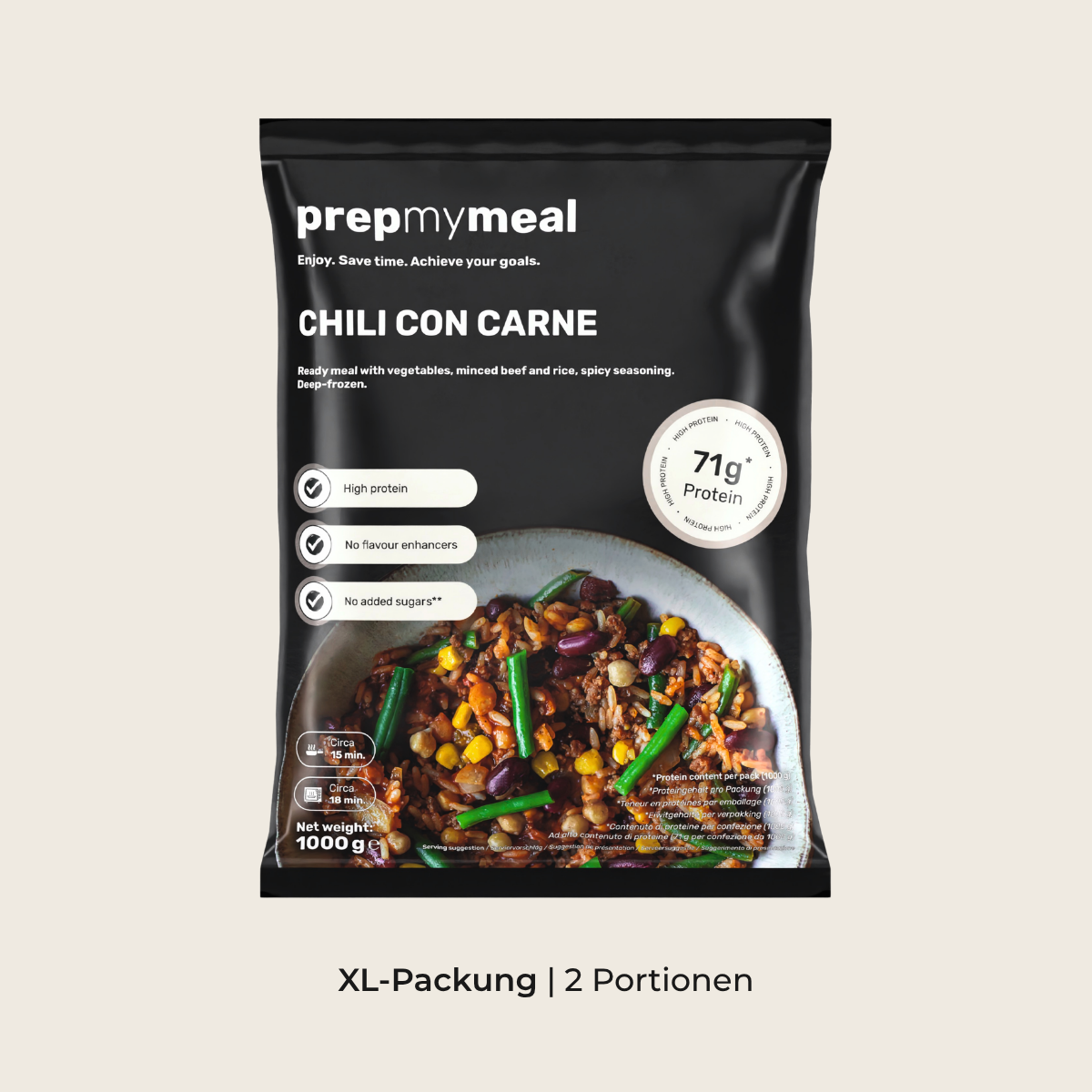 CH: Chili con carne (XL, 2 portions)