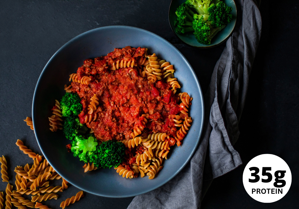 Beef Bolognese with Lentils Fusilli
