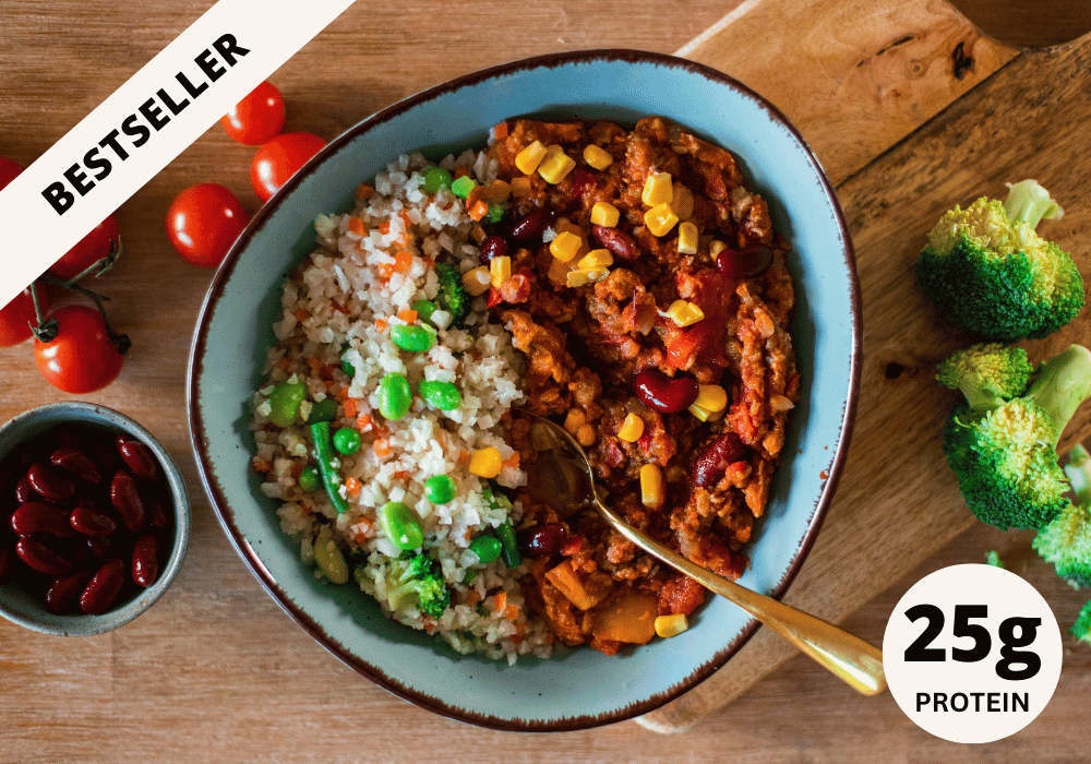 Chili con carne Riz au chou-fleur