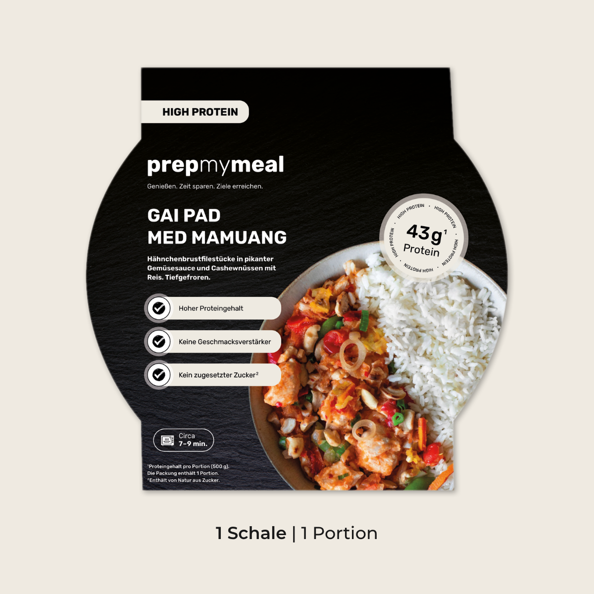 Gai Pad Med Mamuang avec riz