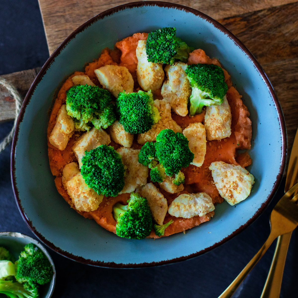 CH : Poulet en croûte de noix de coco