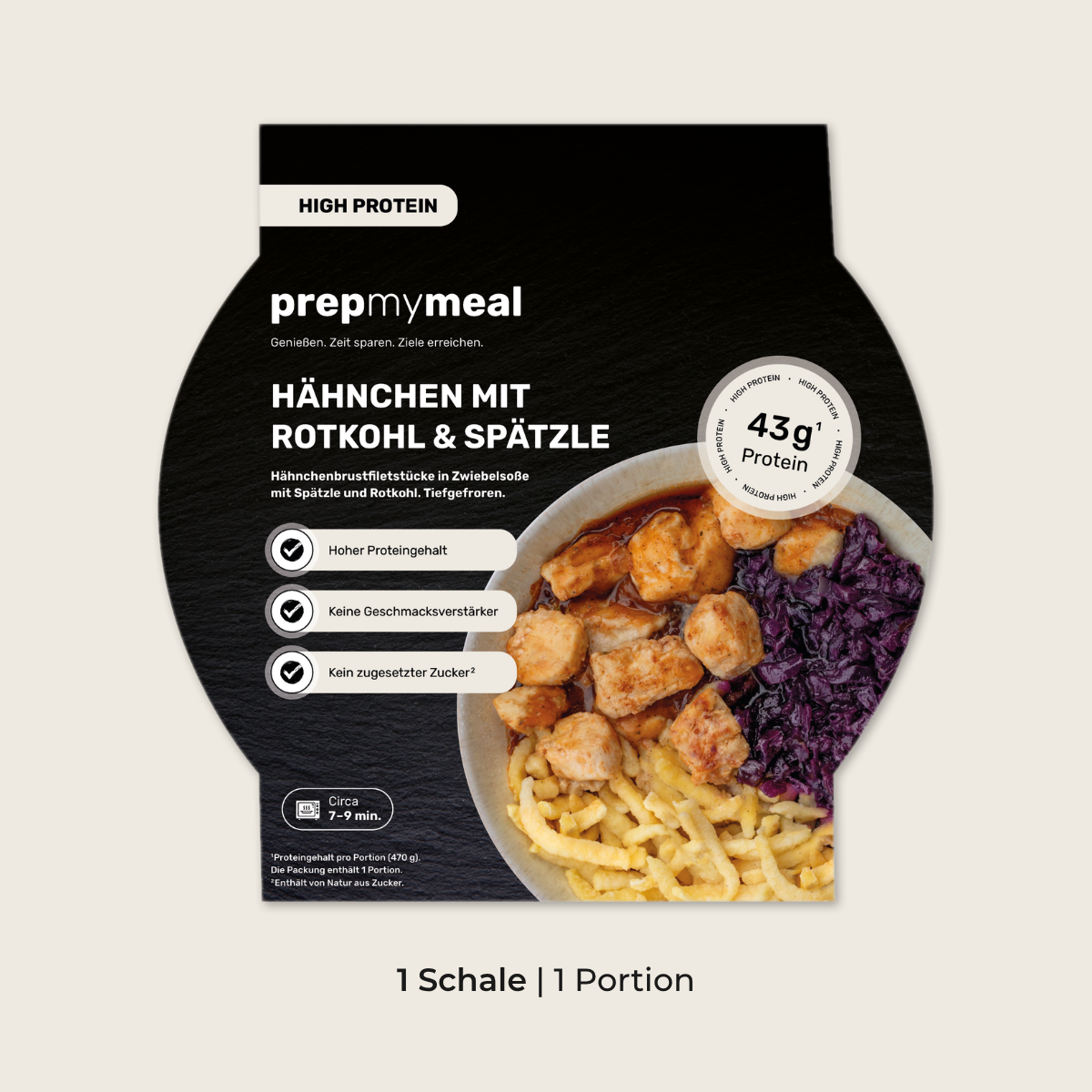 CH : Poulet avec chou rouge & spätzle