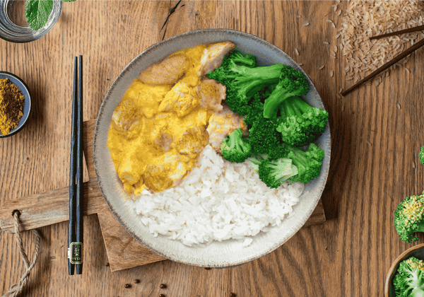 CH : Poulet, riz, brocoli