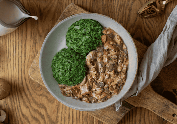 CH : Poitrine de poulet à la crème de champignons