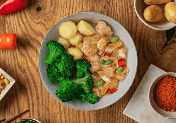 CH : Pa Naeng thaïlandais avec poitrine de poulet