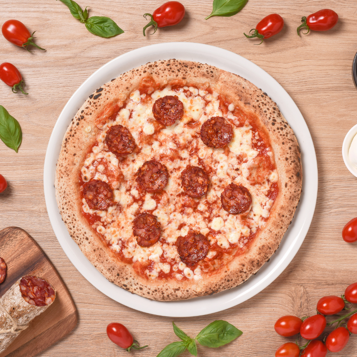 CH: Protein Pizza Spicy Beef Salami