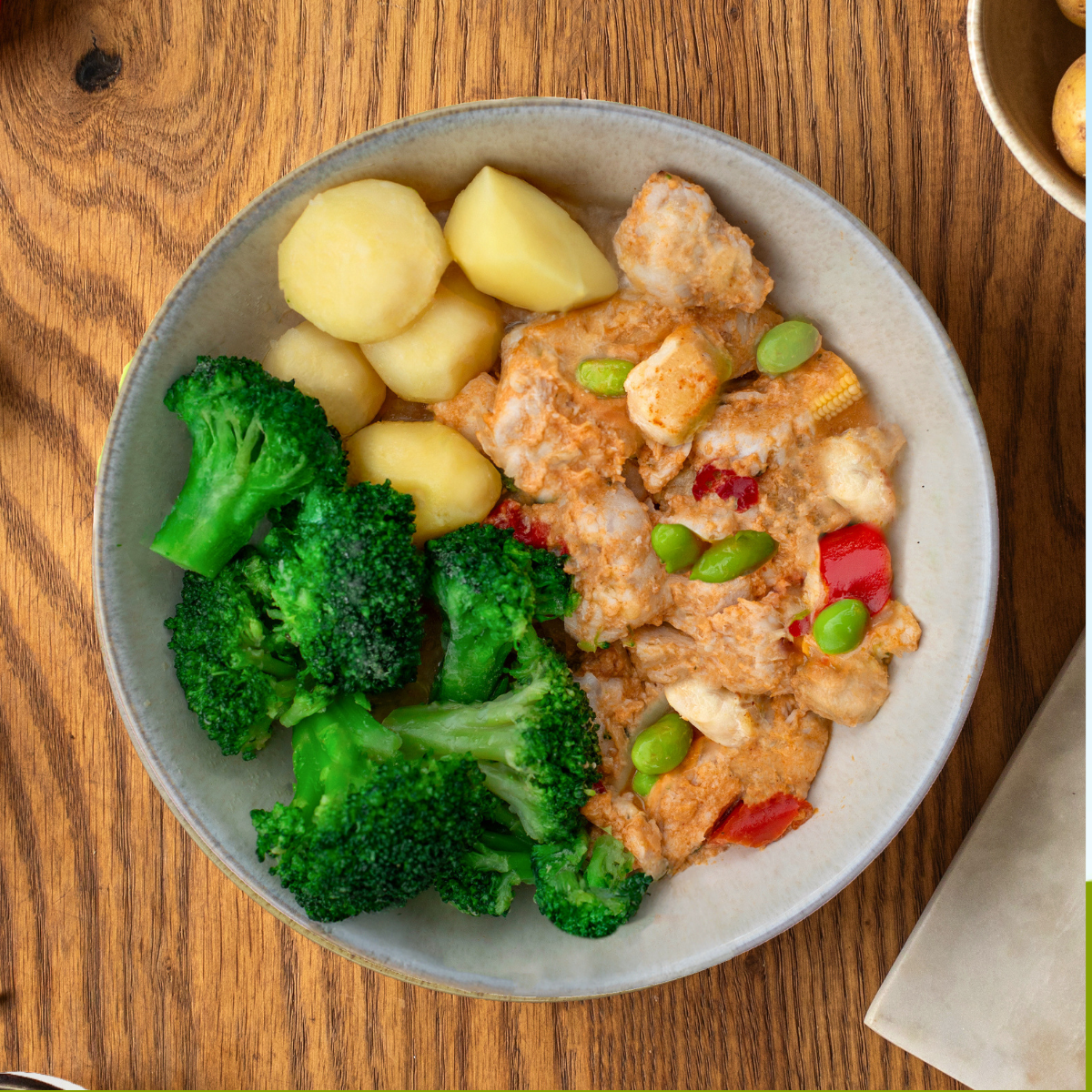 CH : Pa Naeng thaïlandais avec poitrine de poulet