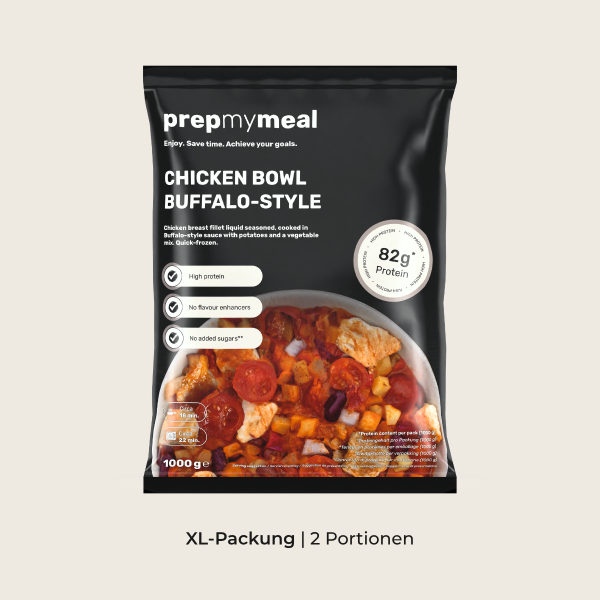 Bol de poulet façon Buffalo (XL, 2 portions)