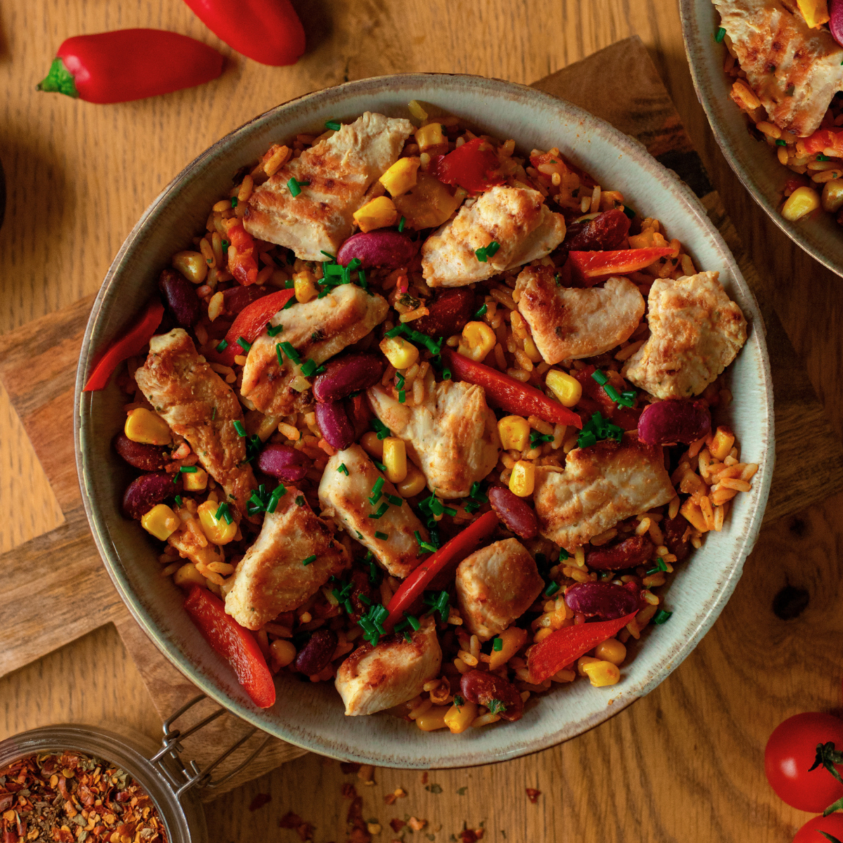 Fajita Bowl au poulet (XL, 2 portions)