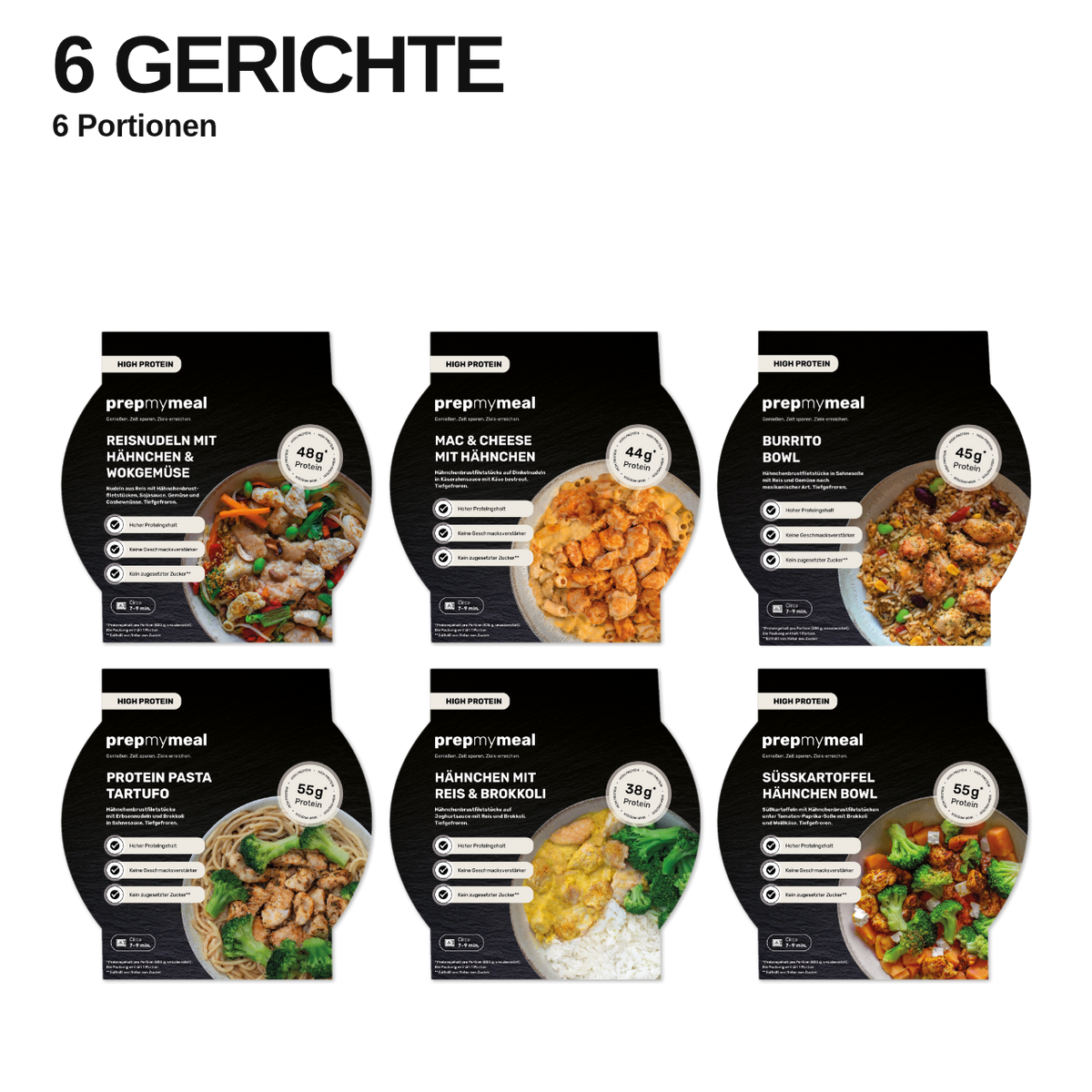 6er Bestseller-Probierbox Tellergerichte