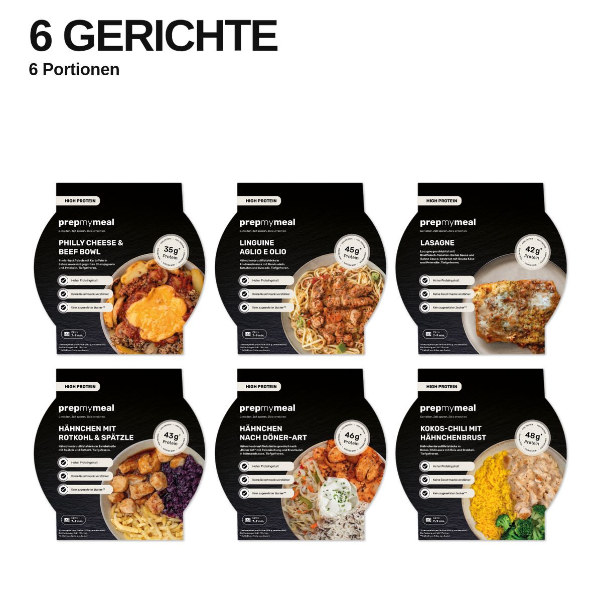 6er Bestseller-Probierbox Tellergerichte 2.0