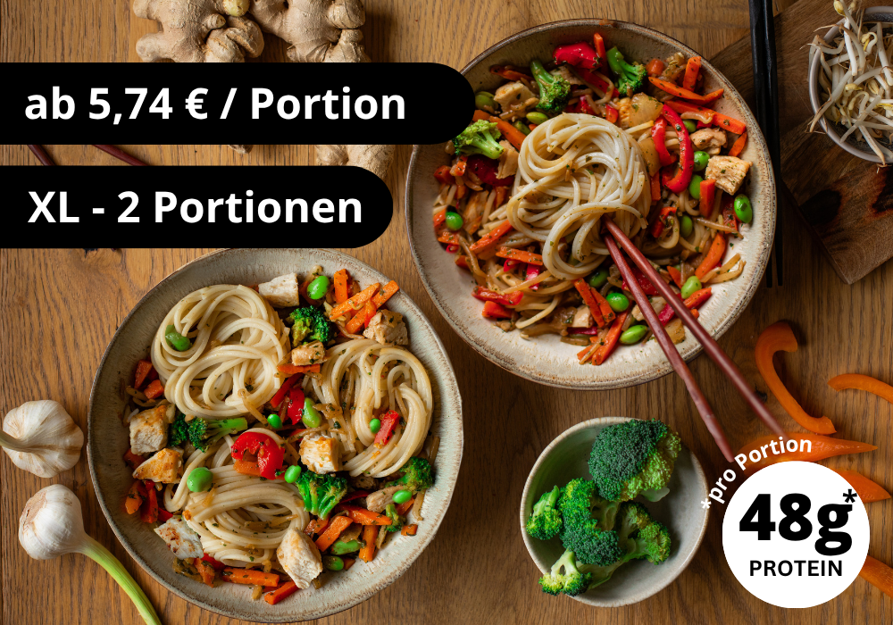 Noodles Asian Style (XL, 2 Portionen)