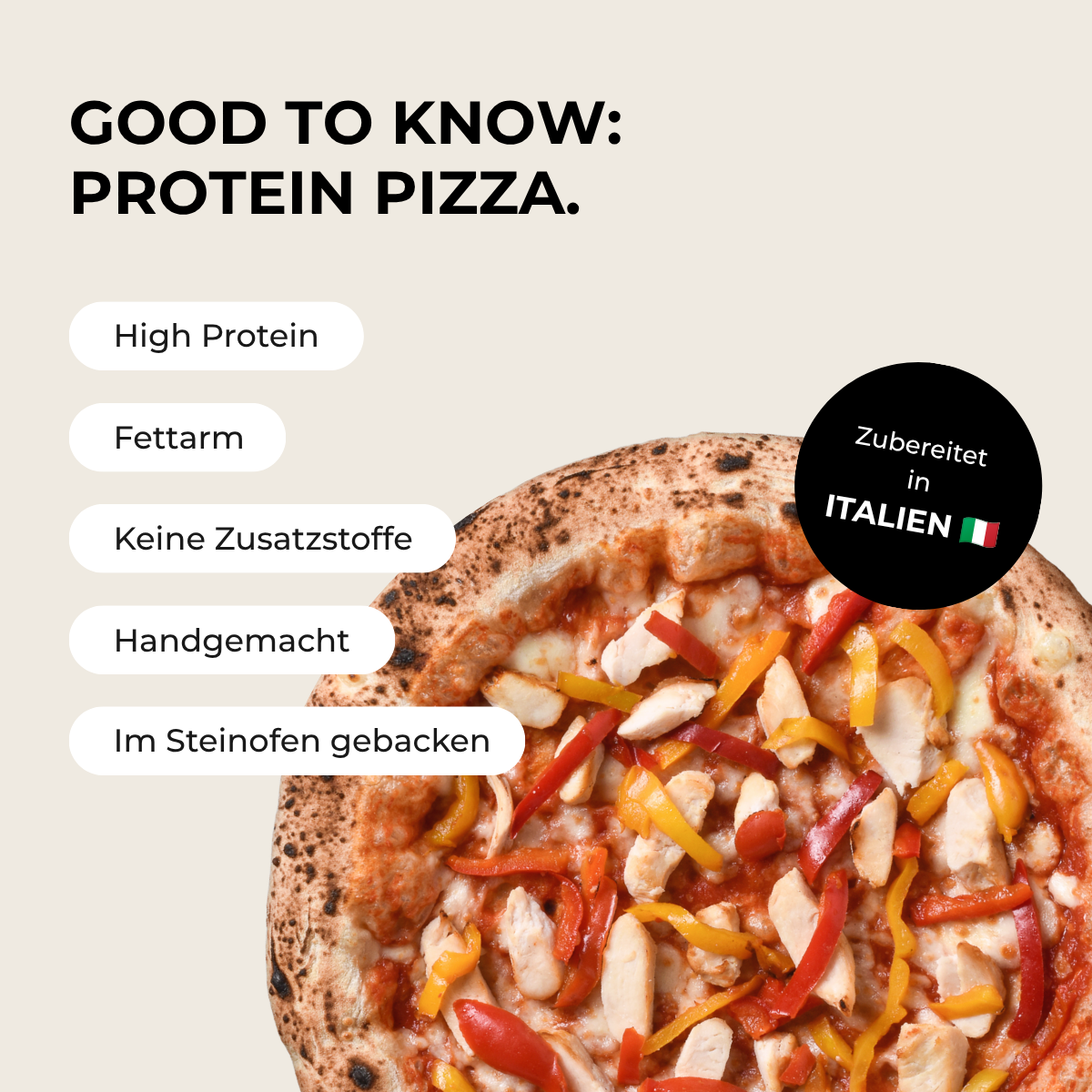 CH: Protein Pizza Chicken & Peppers