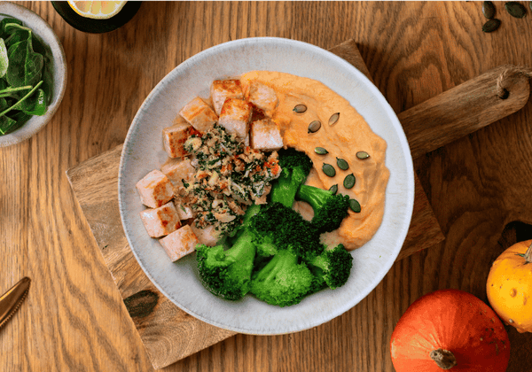 CH: Lachs mit Kürbis-Püree