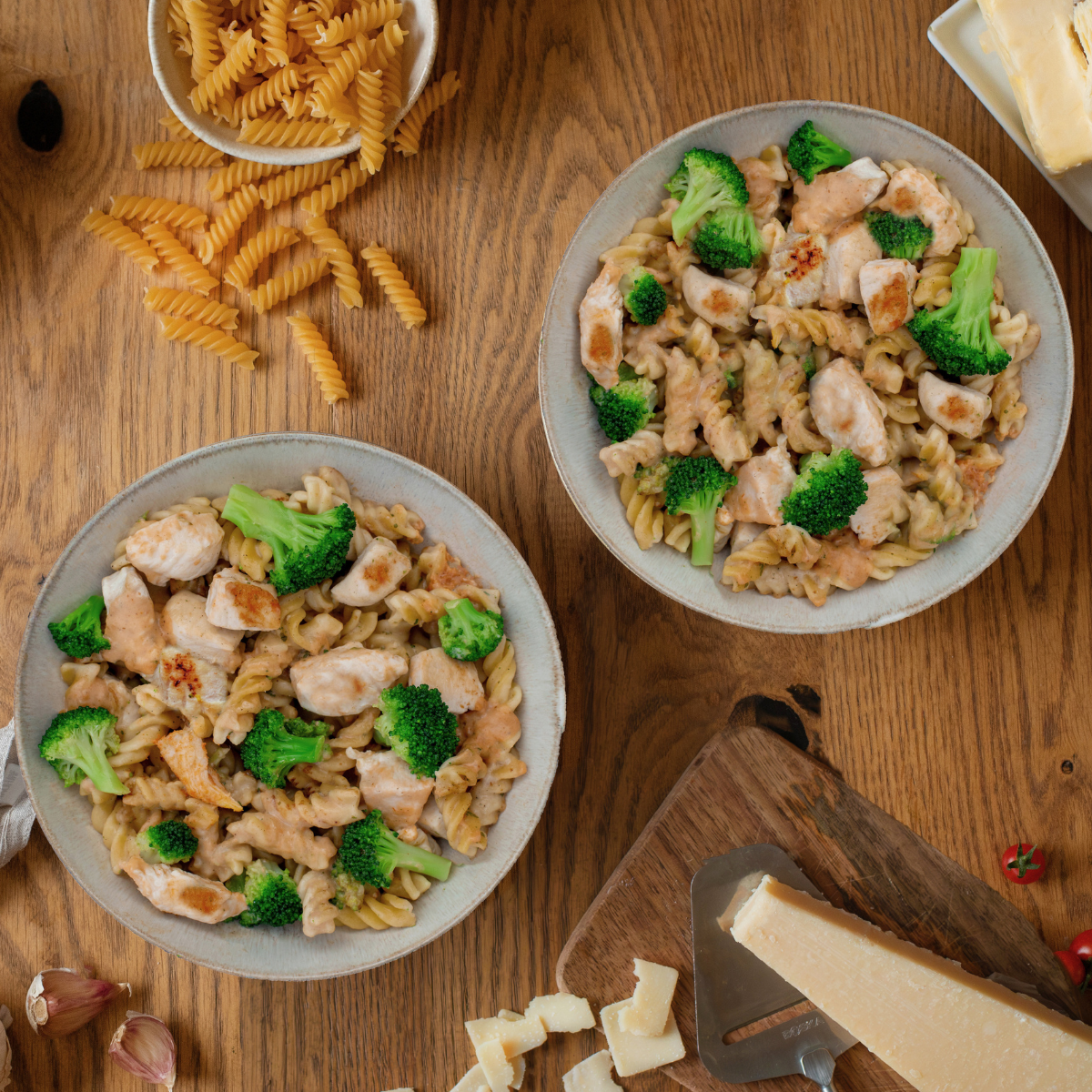 Protein Pasta All'Alfredo (XL, 2 Portionen)