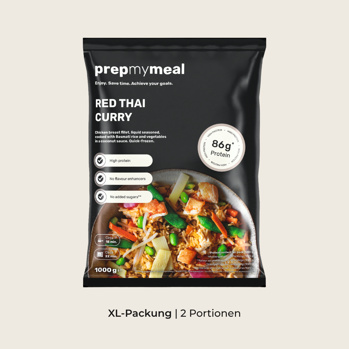 CH: Red Thai Curry (XL, 2 Portionen)