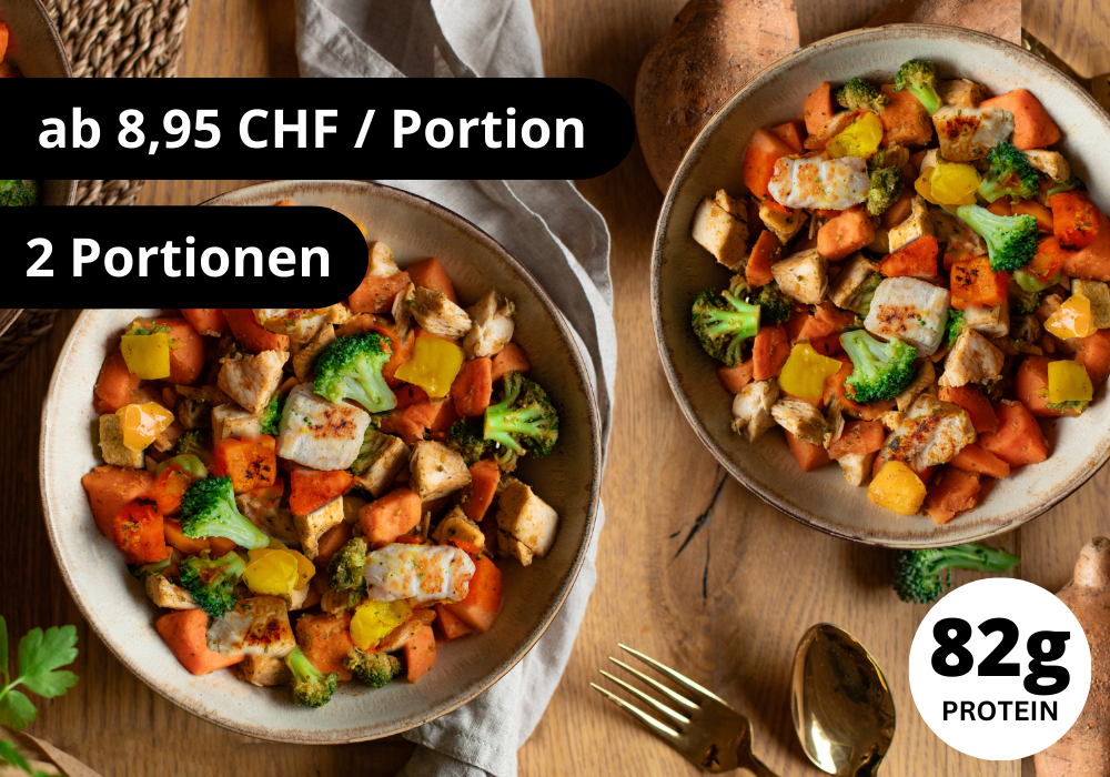 CH: Süsskartoffel Hähnchen Bowl (1000g)