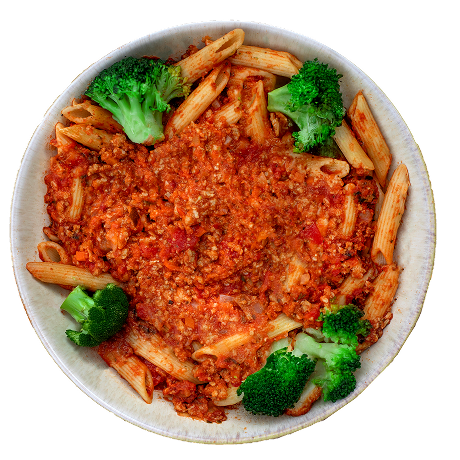 Protein Penne mit Bolognese